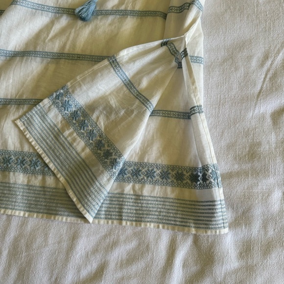 🌟NEW🌟Tory Burch Embroidered Ruffle Dress, Size XS - Picture 9 of 13